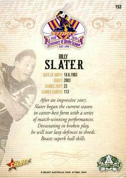 2008 NRL Centenary #153 Billy Slater Back